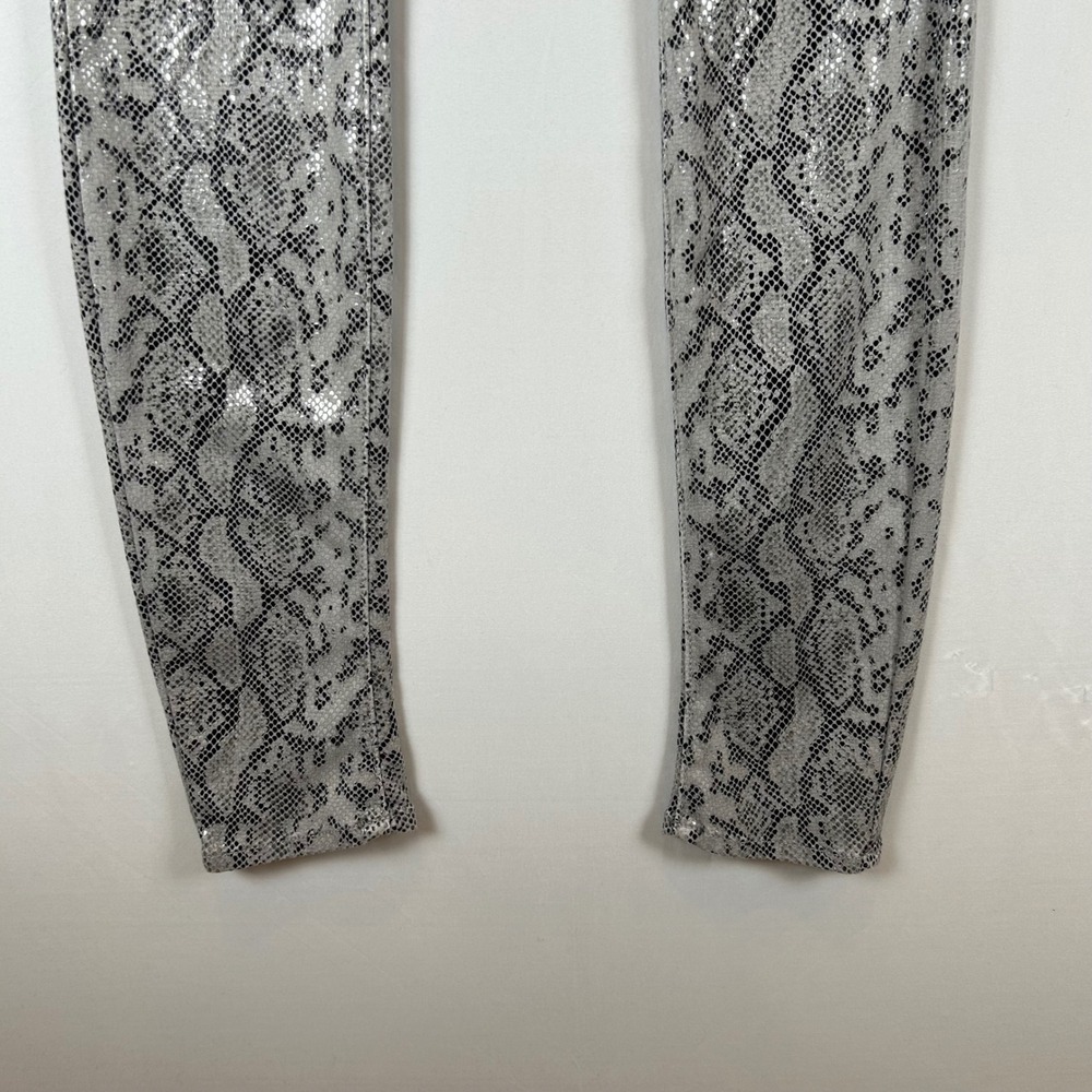MOTHER The Looker Ankle Skinny Jeans Rattlesnake Animal Print Women's Size 24 - Picture 10 of 12